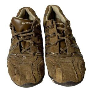 Sketchers Brown Leather Walking/Running Shoes Women's 8.5